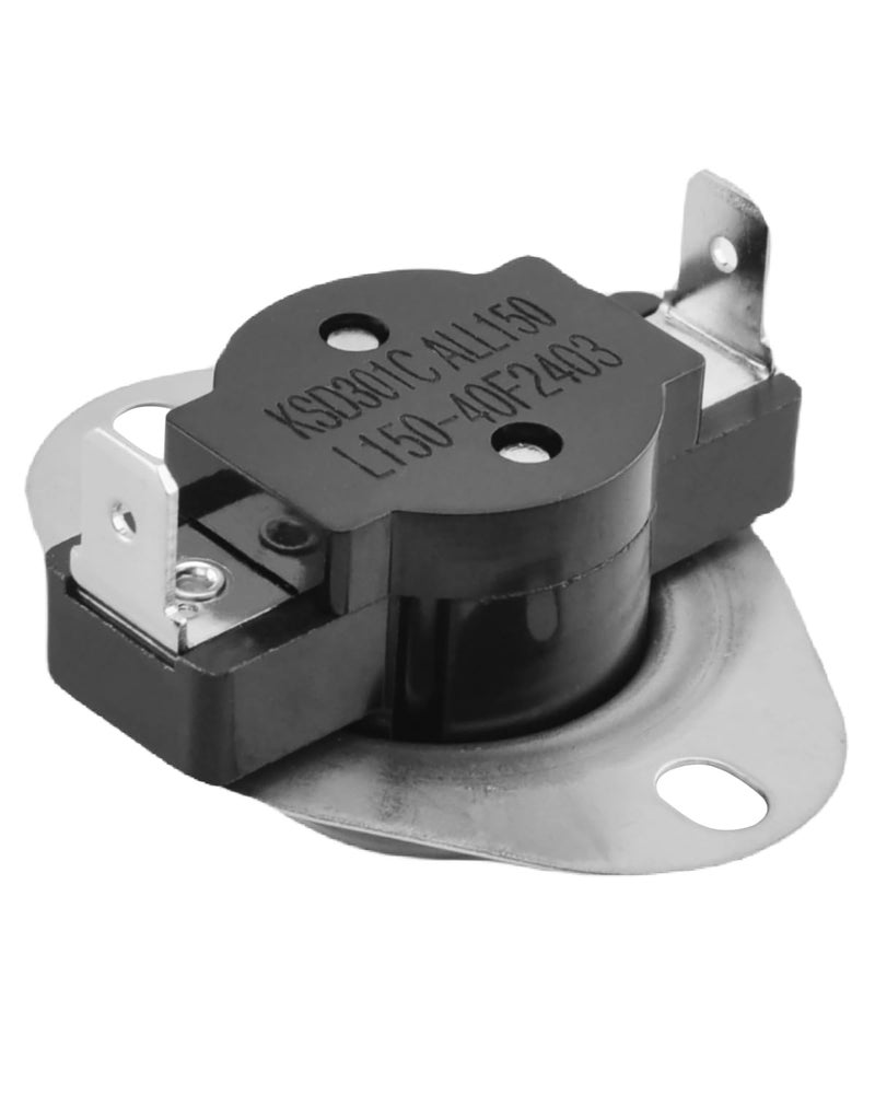 MZCTD L150-40F Auto Reset Furnace Limit Switch, Compatible with York, Compatible with Coleman, Also Compatible with Nordyne, Miller, Intertherm, Replaces 024-35596-000, S1-7142-3091, 626338 - Image 1